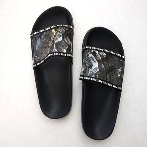 VS PINK | Clear + Black Slides
